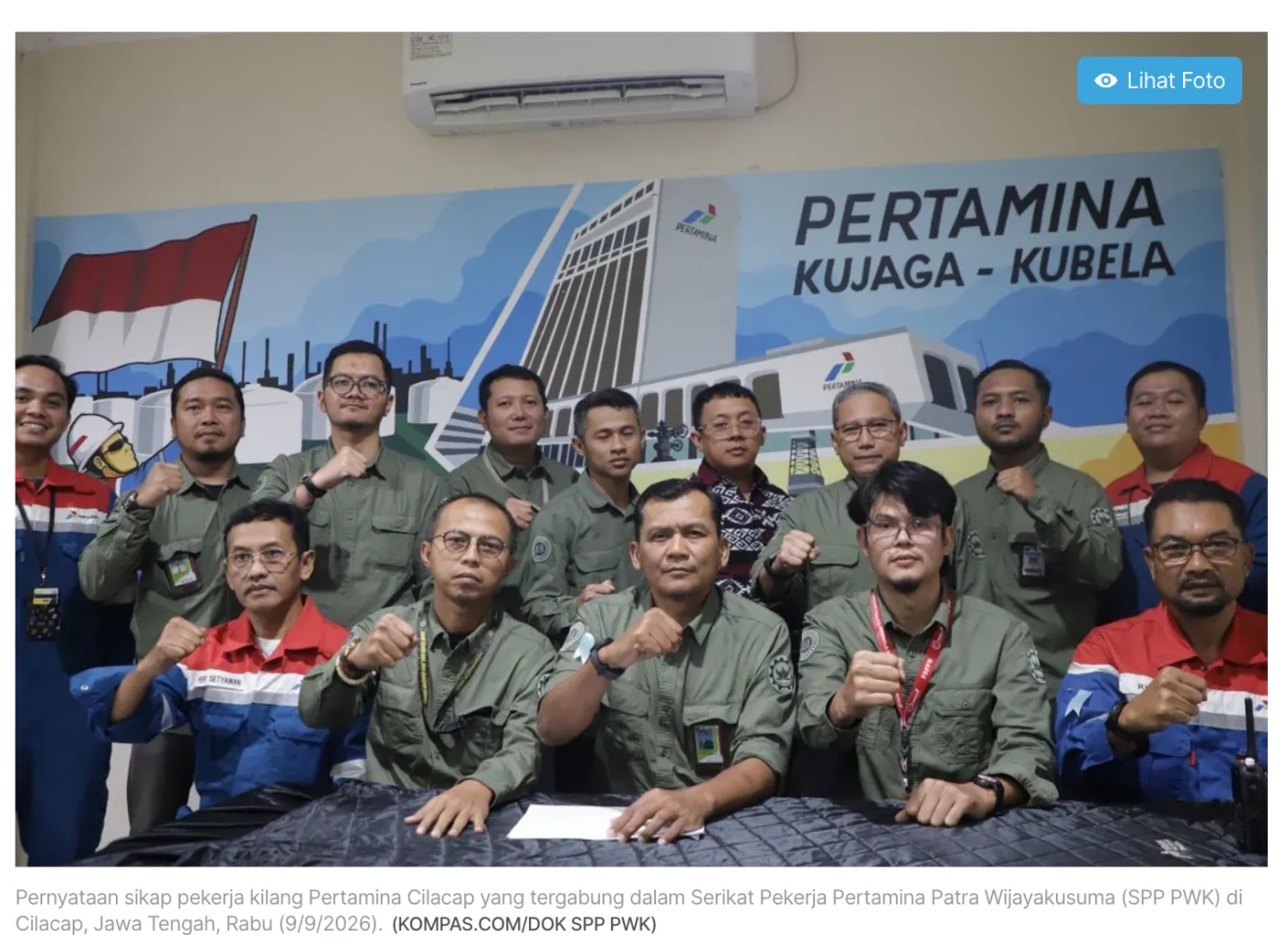 Serikat Pekerja Kilang Pertamina Cilacap Tolak Rencana Penggabungan PDSI ke Elnusa